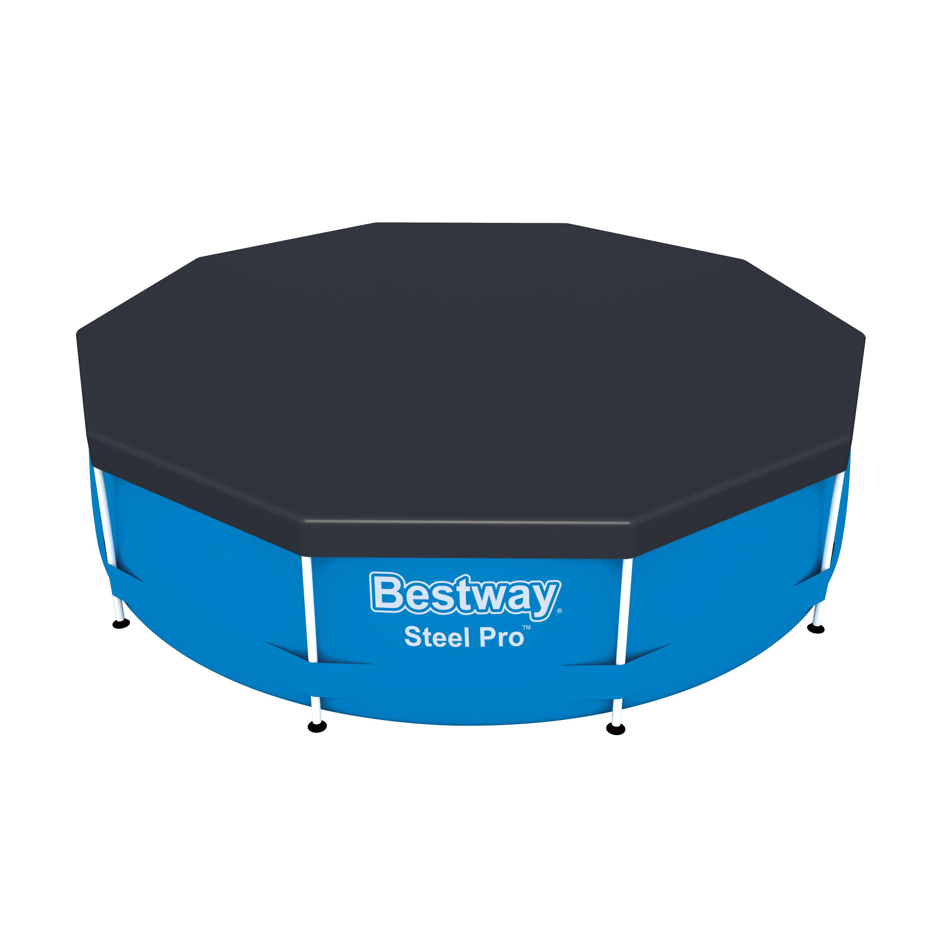 Copertura di sicurezza per piscina tondo BESTWAY in pvc nero Ø 305 cm 5