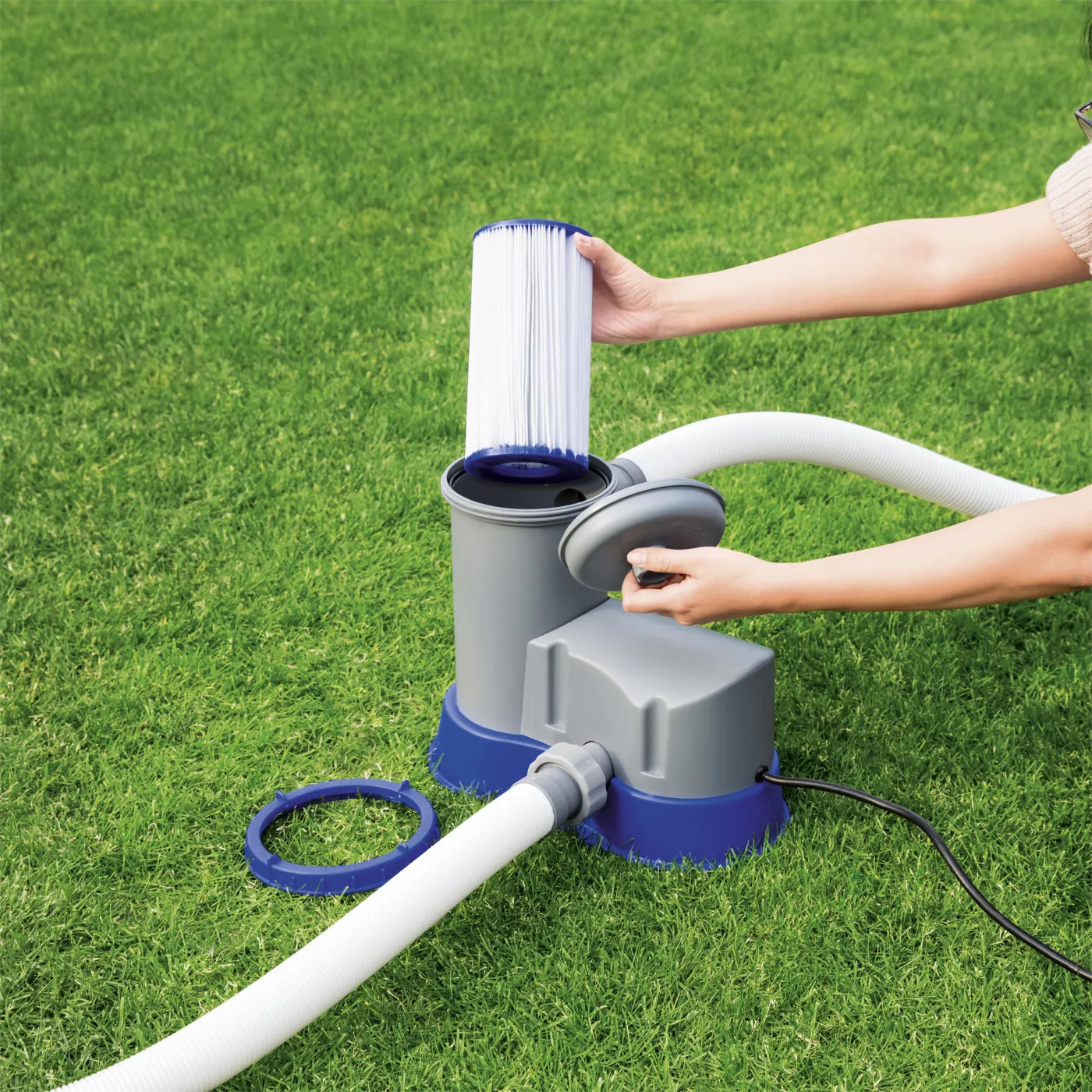 Cartuccia per filtro a cartuccia per pompe da piscina e spa in pvc