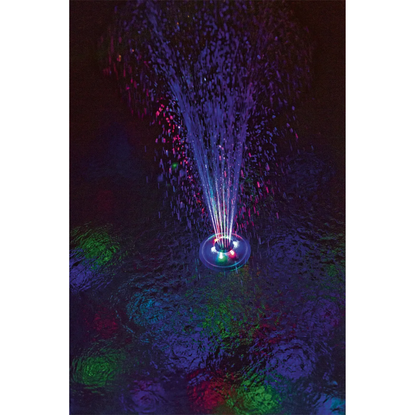 Luce galleggiante led per piscina fuori terra acciaio e legno BESTWAY Flowclear 6 W Ø 18.9 cm 5