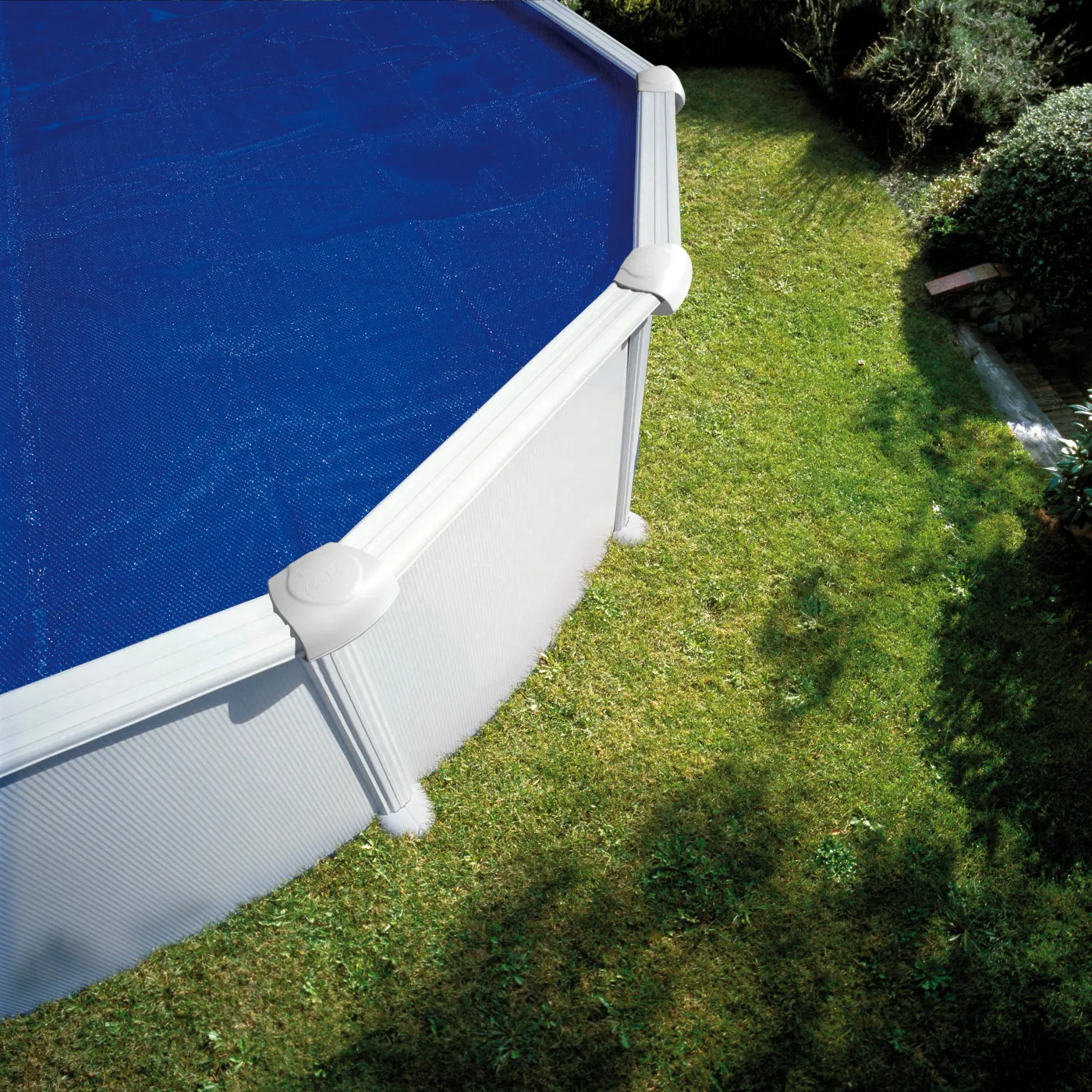 Copertura termica per piscina tondo NATERIAL CV241NAT in polietilene blu Ø 245 cm 8