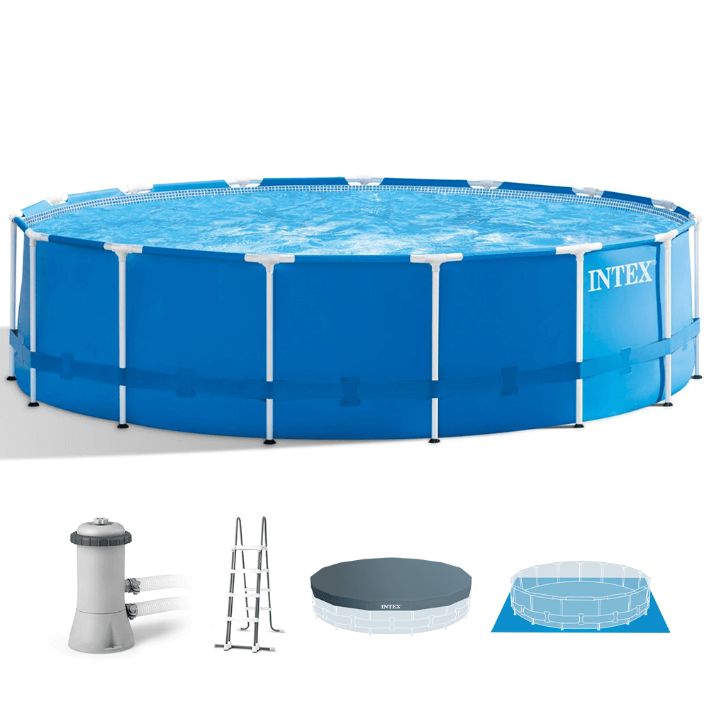 Intex Metal Frame 28242NP - Ø457x122 cm - Piscina Rotonda