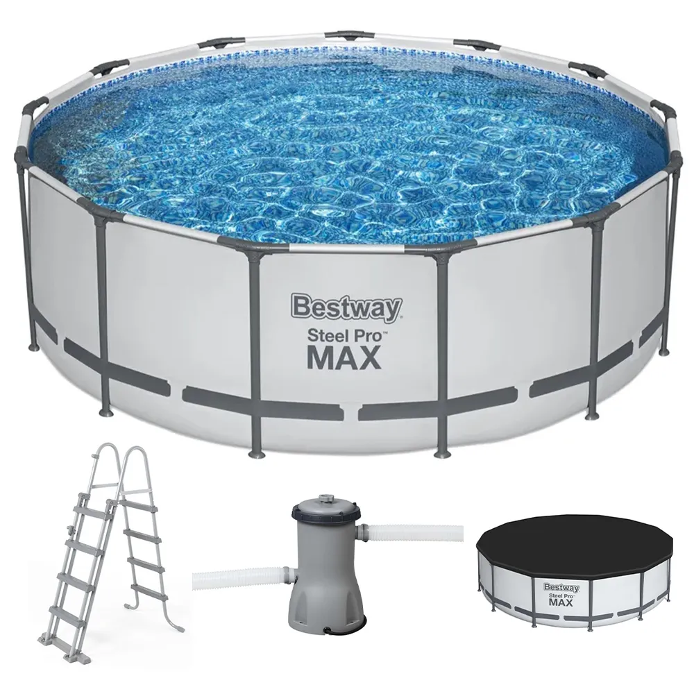 Bestway Steel Pro Max 5618W - Ø396x122 cm - Piscina Rotonda