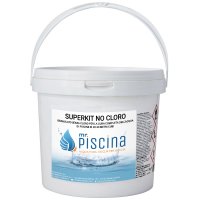 SUPERKIT NO CLORO confezione da 4 bustine da 280 gr predosate per piscine fino a 30 m³
