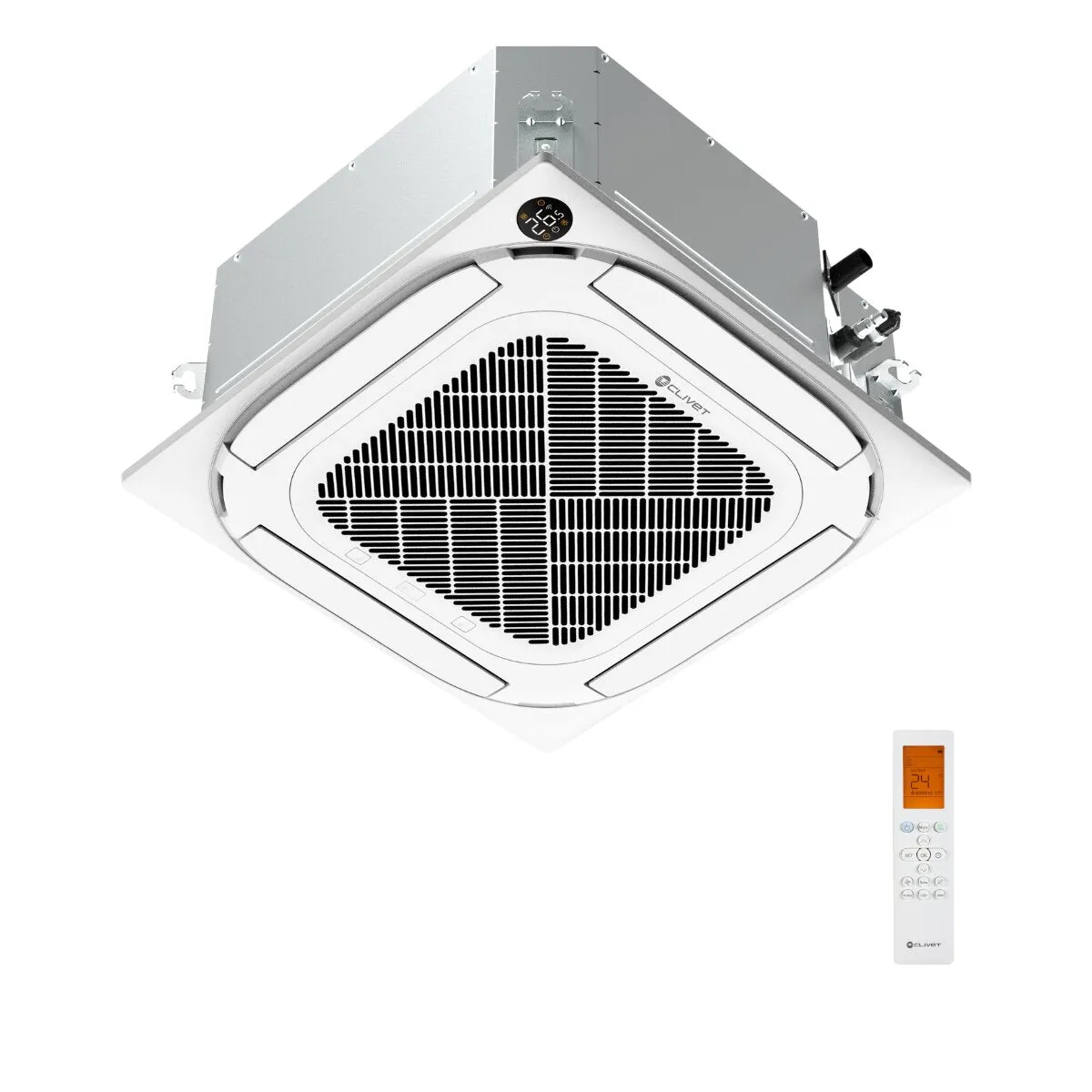 Condizionatore Clivet Cassetta Compatta 4 vie 18000 BTU light commercial R32 Inverter A++/A+ 2