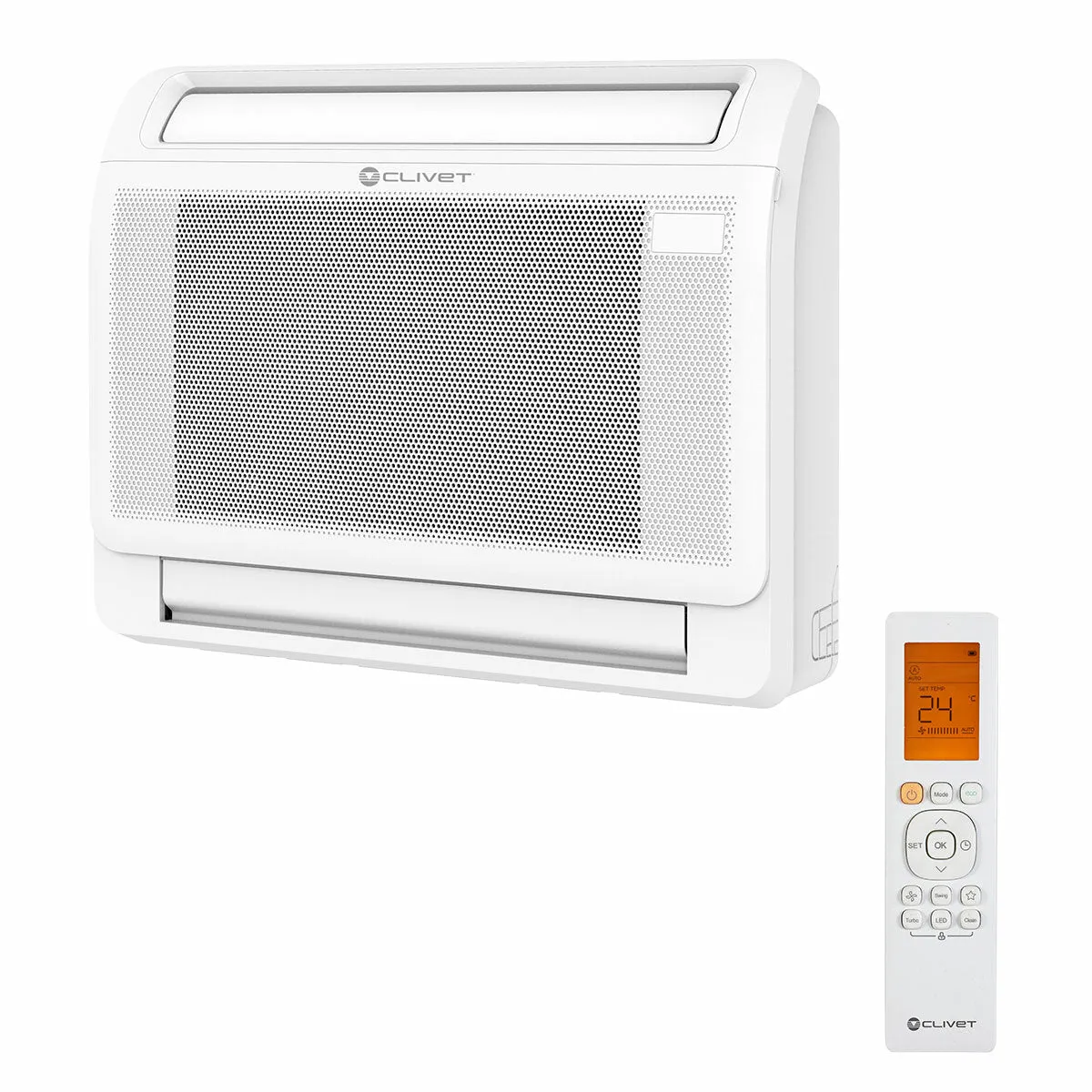 Condizionatore Clivet CONSOLE 3 dual split 18000+18000 BTU inverter A+  unità esterna 12.3 kW 2