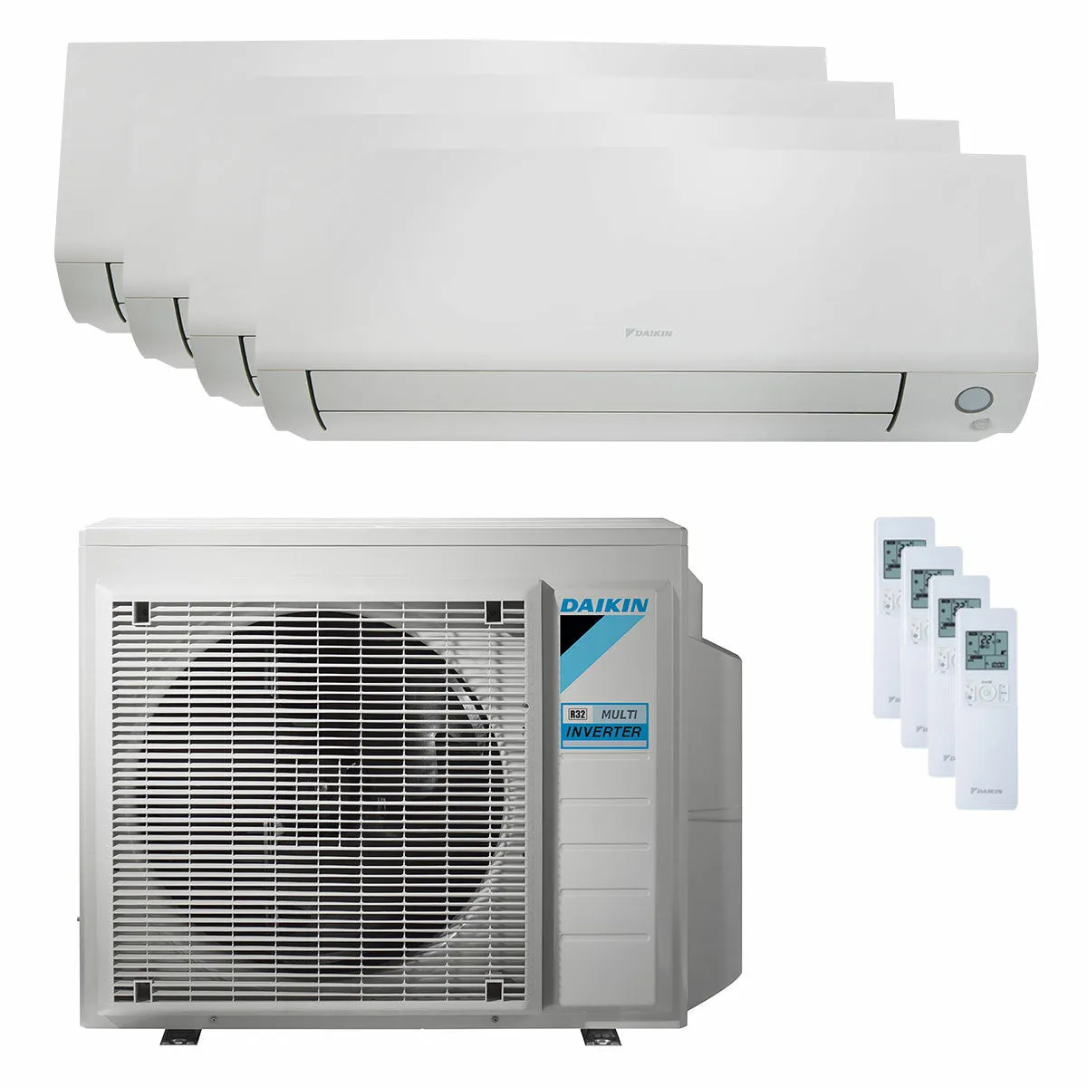 Condizionatore Daikin Perfera All Seasons quadri split 5000+7000+12000+18000 BTU inverter A++ wifi unità esterna 7.4 kW