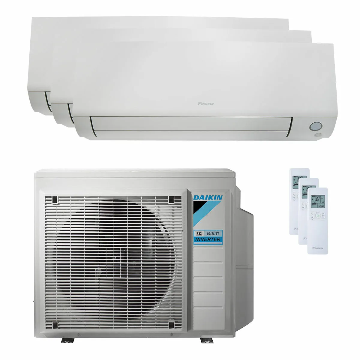 Condizionatore Daikin Perfera All Seasons trial split 7000+9000+15000 BTU inverter A+++ wifi unità esterna 5 kW