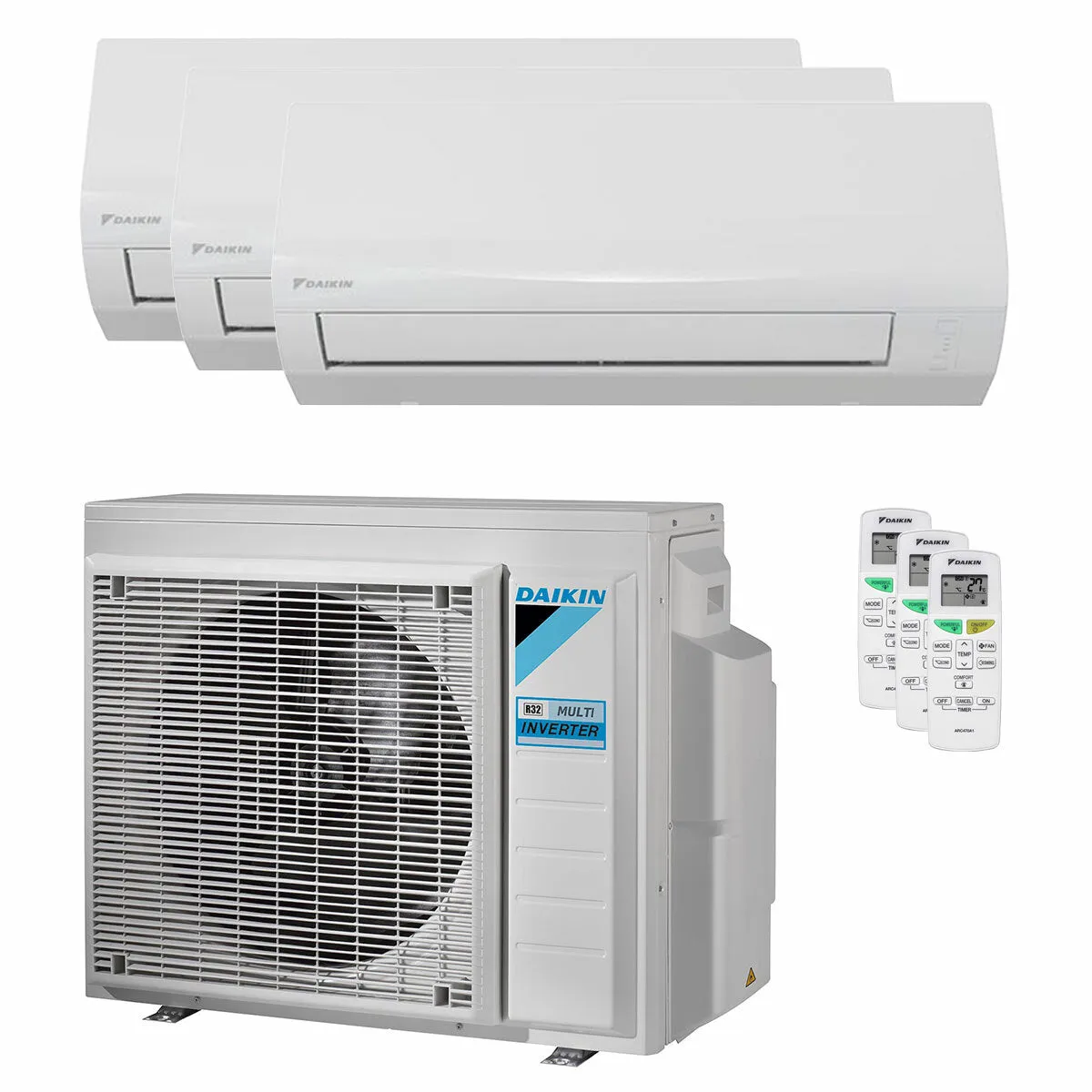 Condizionatore Daikin Sensira Multi trial split 7000+7000+7000 BTU inverter A++ wifi unità esterna 6.8 kW