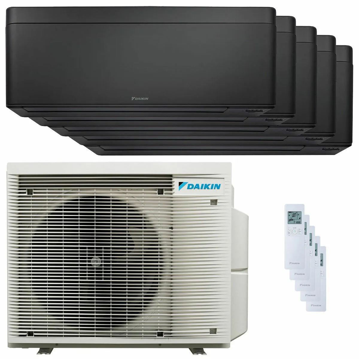 Condizionatore Daikin Stylish Total Black penta split 7000+7000+7000+9000+9000 BTU inverter A++ wifi unità esterna 7.8 kW