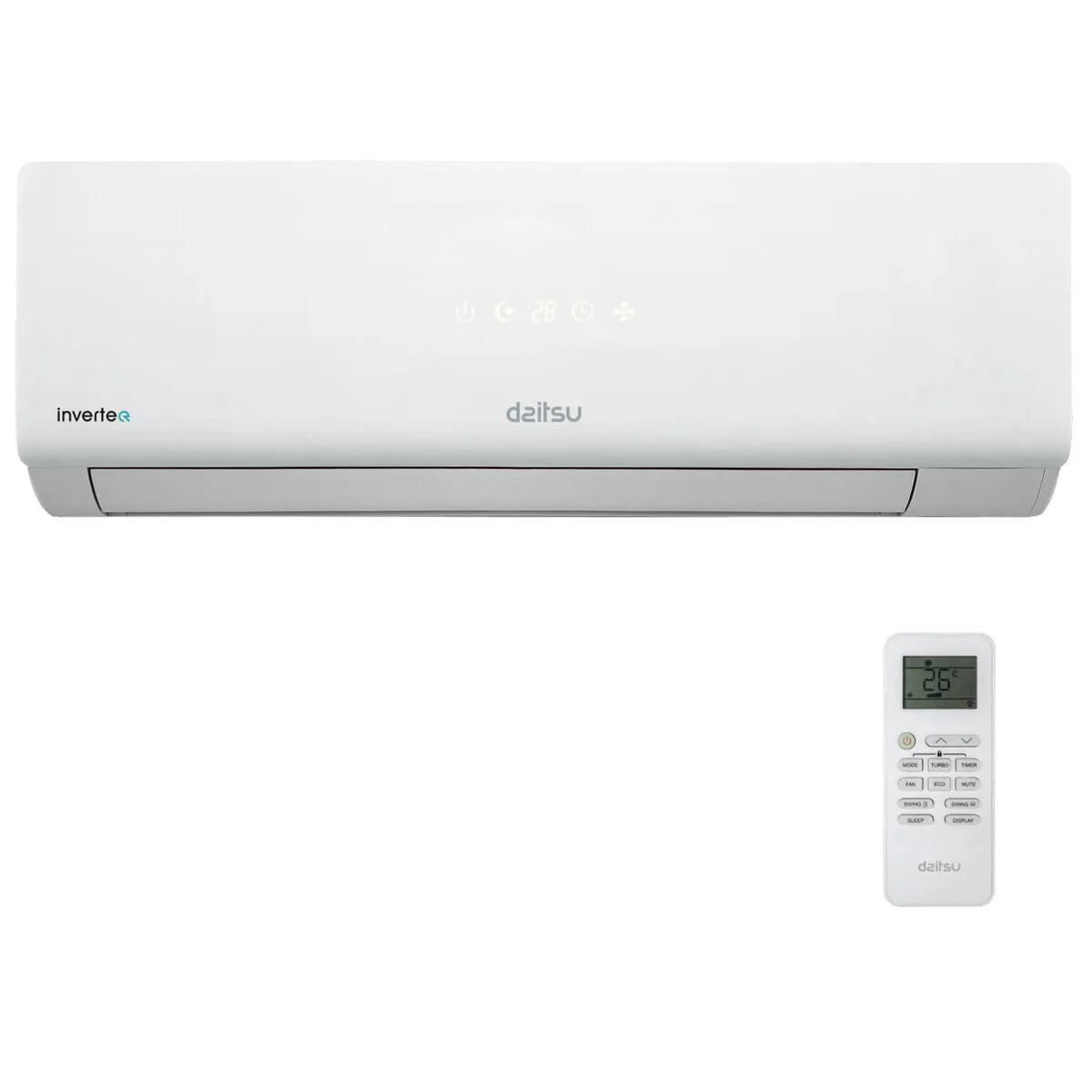 Condizionatore Daitsu - Gruppo Fujitsu - Serie ECO DT-2/3 dual split 12000+12000 BTU inverter A++ esterna 7,9 kW 2