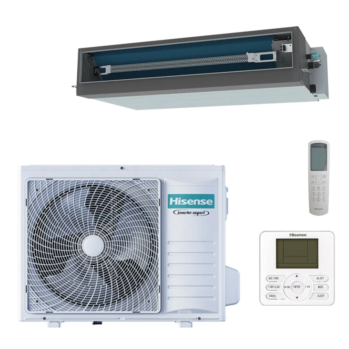 Condizionatore Hisense Canalizzabile ADT 24000 BTU R32 Turbo Inverter A++