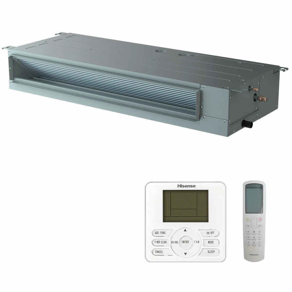 Condizionatore Hisense Canalizzabile ADT quadri split 9000+9000+9000+18000 BTU inverter A++  unità esterna 10 kW 2