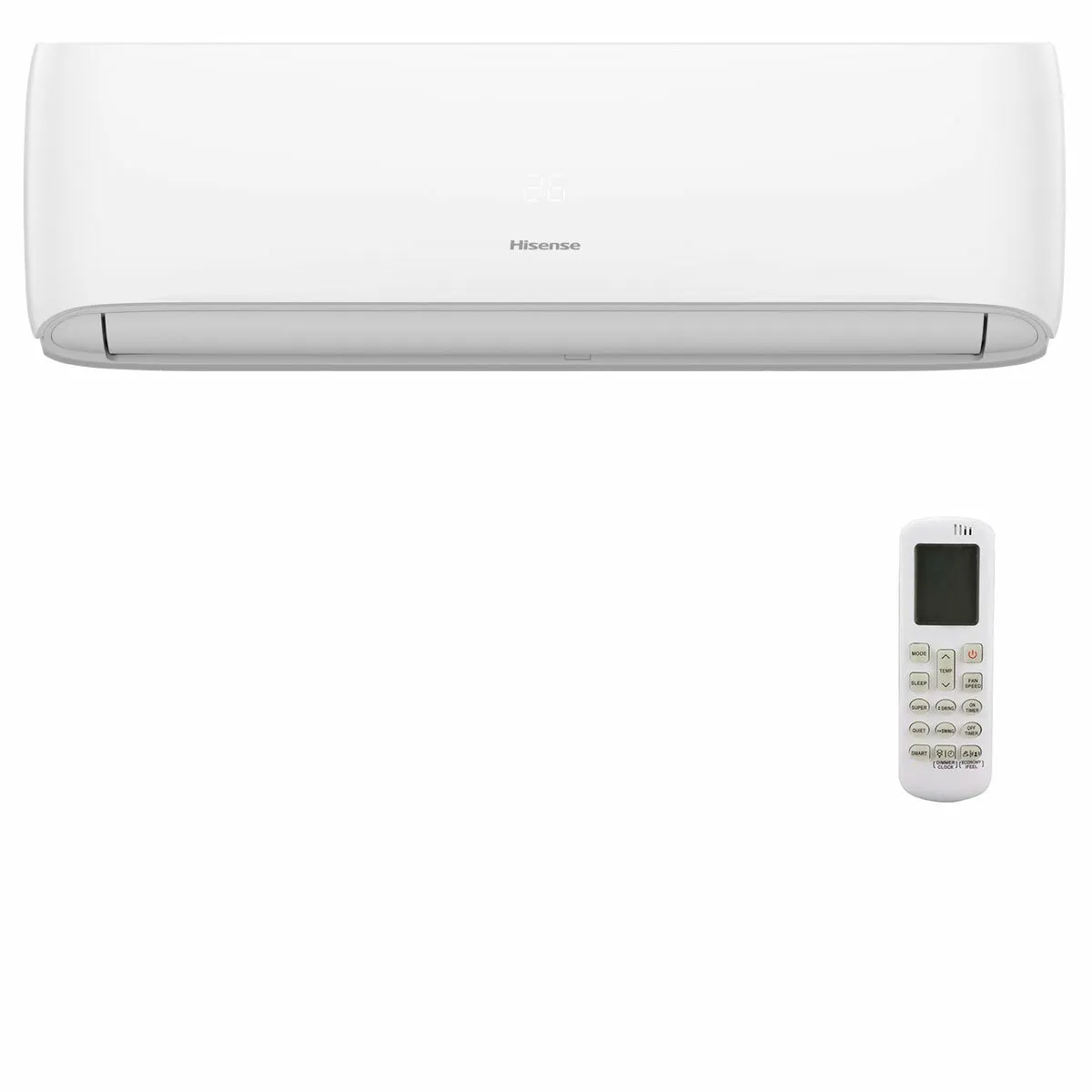 Condizionatore Hisense Hi-Comfort 2025 trial split 9000+12000+24000 BTU inverter A++ wifi unità esterna 10 kW 2