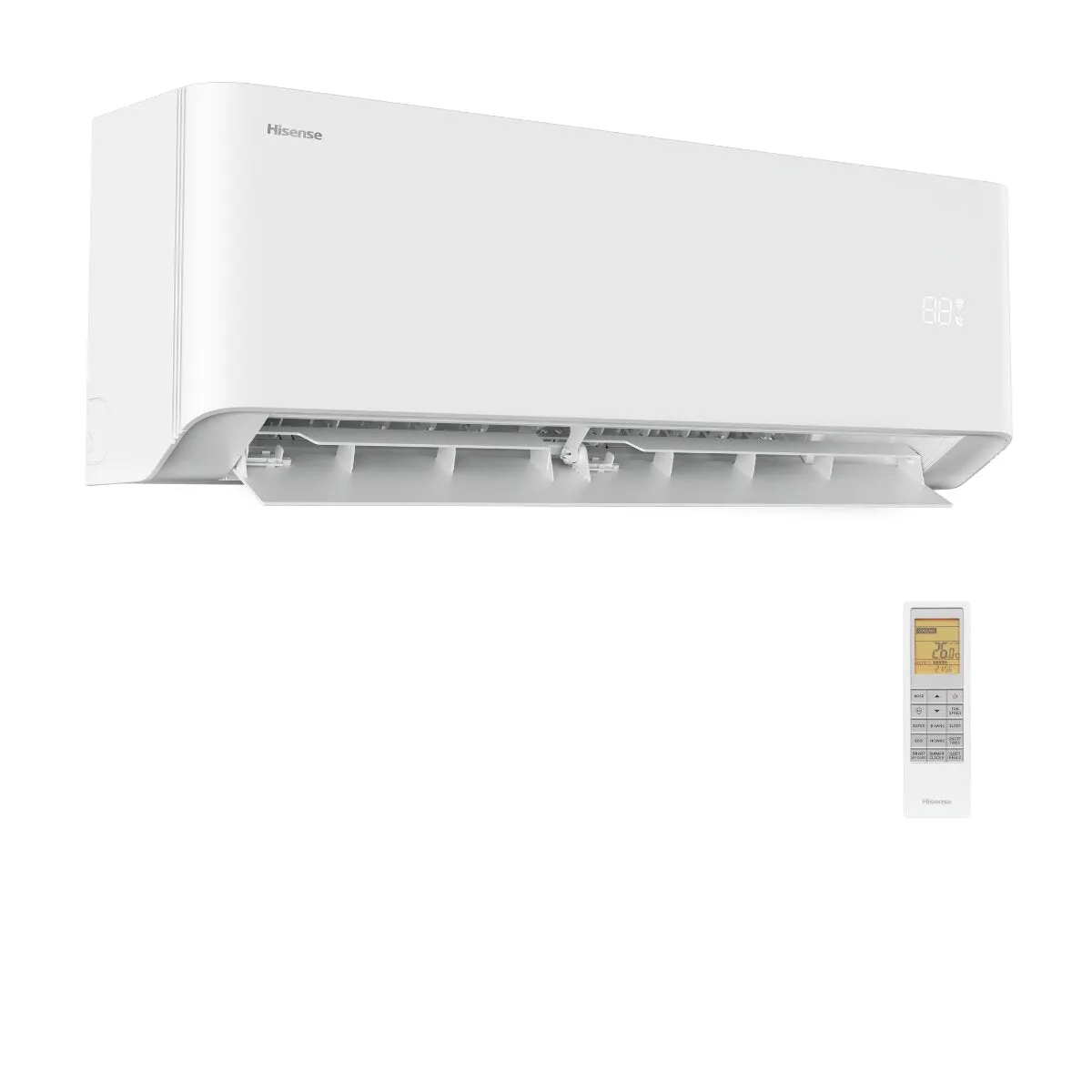 Condizionatore Hisense Uni HB quadri split 9000+9000+18000+18000 BTU inverter A++ wifi unità esterna 10 kW 4