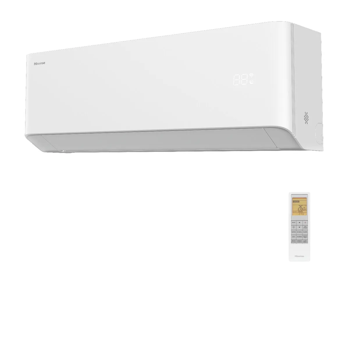 Condizionatore Hisense Uni HB trial split 7000+9000+24000 BTU inverter A++ wifi unità esterna 10 kW 8
