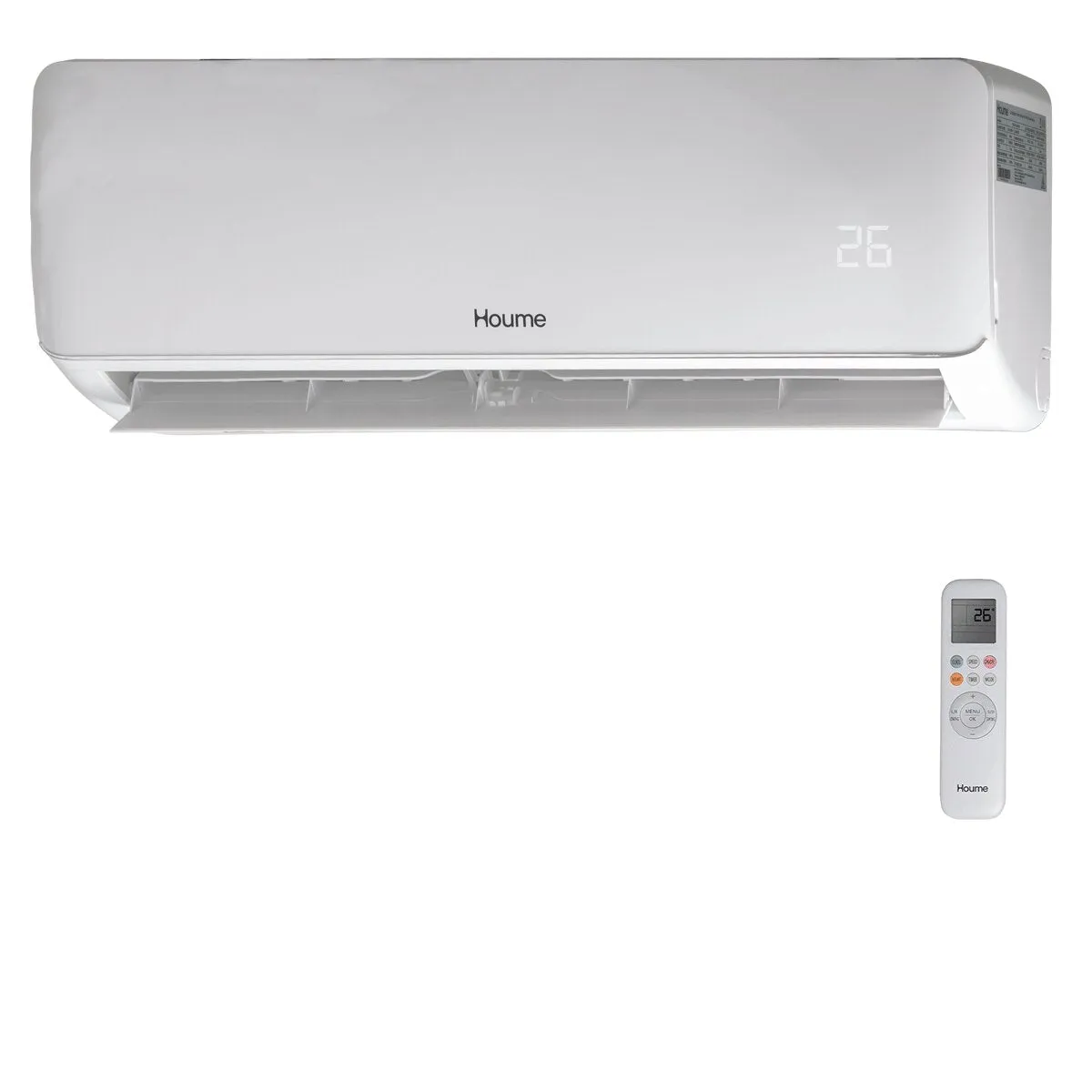 Condizionatore Houme Elèa Flow trial split 9000+9000+12000 BTU R32 inverter A++ WiFi unità esterna 7,9 kW 3