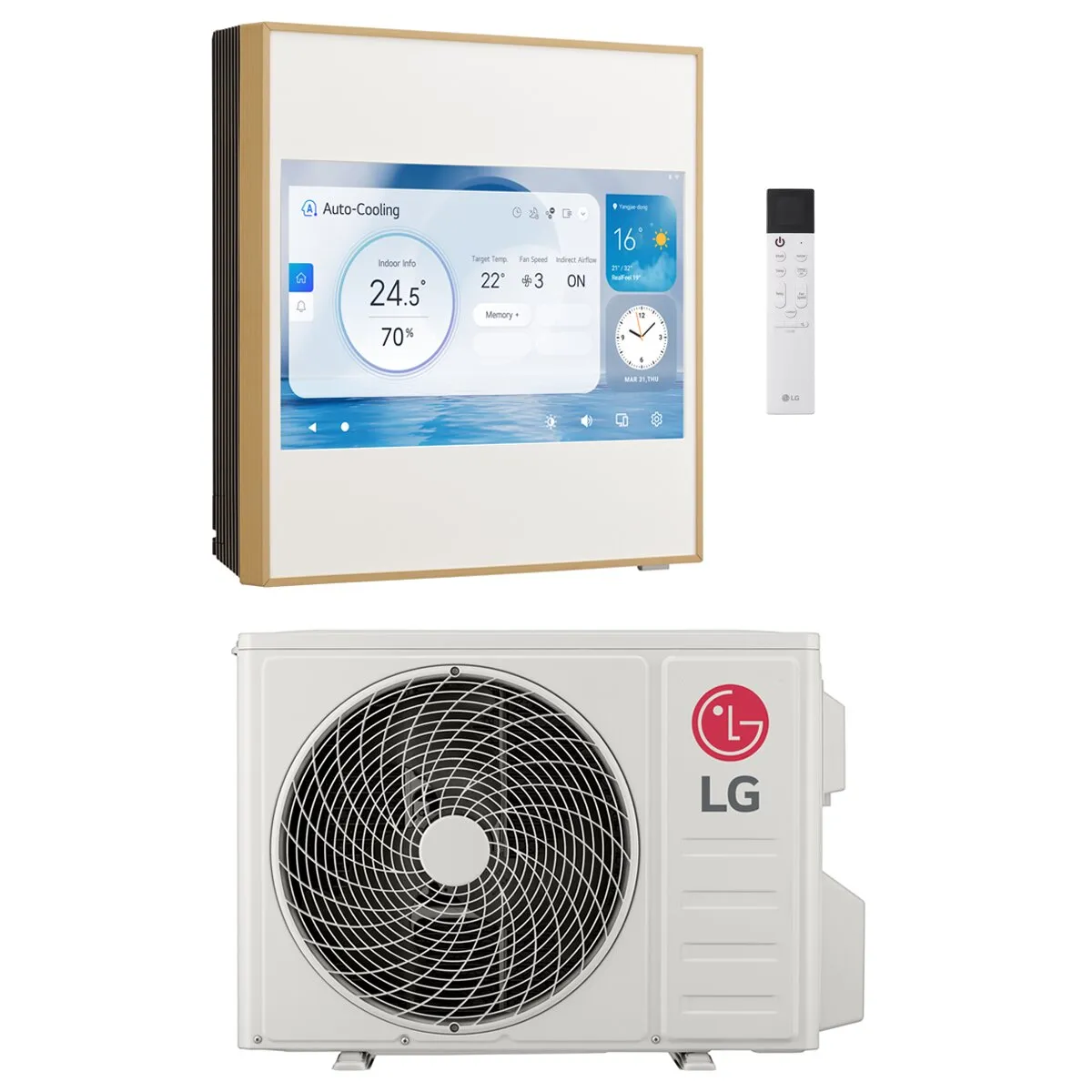 Condizionatore LG ARTCOOL Gallery LCD 12000 BTU R32 Inverter WiFi A++/A+ 2025