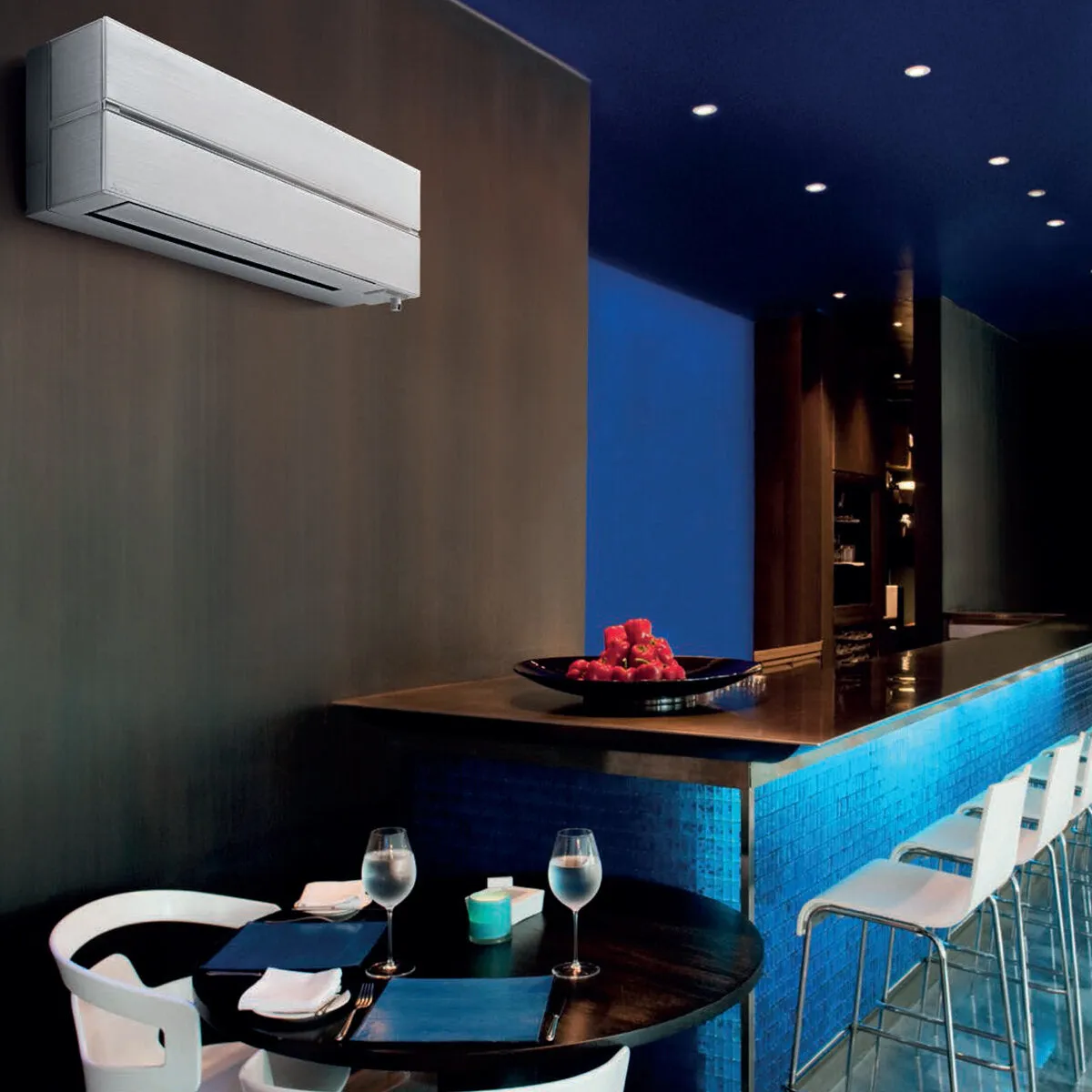 Condizionatore Mitsubishi Electric Kirigamine Style MSZ-LN trial split 9000+9000+12000 BTU inverter A++ wifi esterna 5,4 kW bianco 2