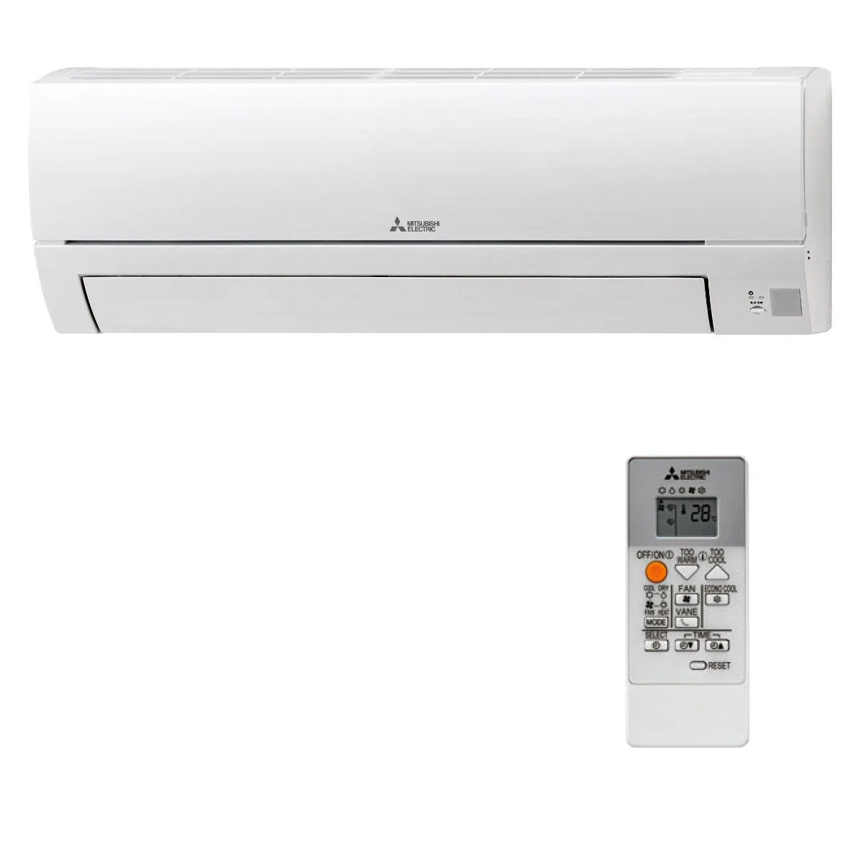 Condizionatore Mitsubishi Electric MSZ-HR dual split 9000+12000 BTU inverter A++ esterna 4,0 kW 2