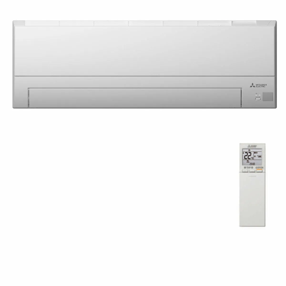 Condizionatore Mitsubishi Electric Serie BT dual split 9000+12000 BTU inverter A++ wifi unità esterna 4.2 kW 3