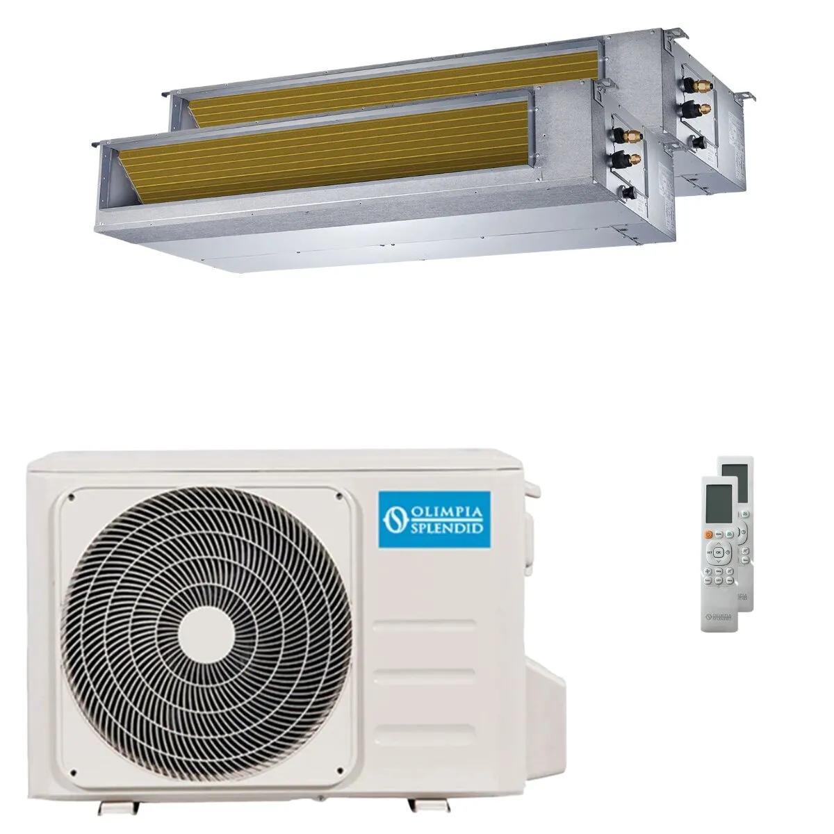 Condizionatore Olimpia Splendid Nexya S6 E Duct dual split 9000+12000 BTU inverter A++ unità esterna 4.1 kW