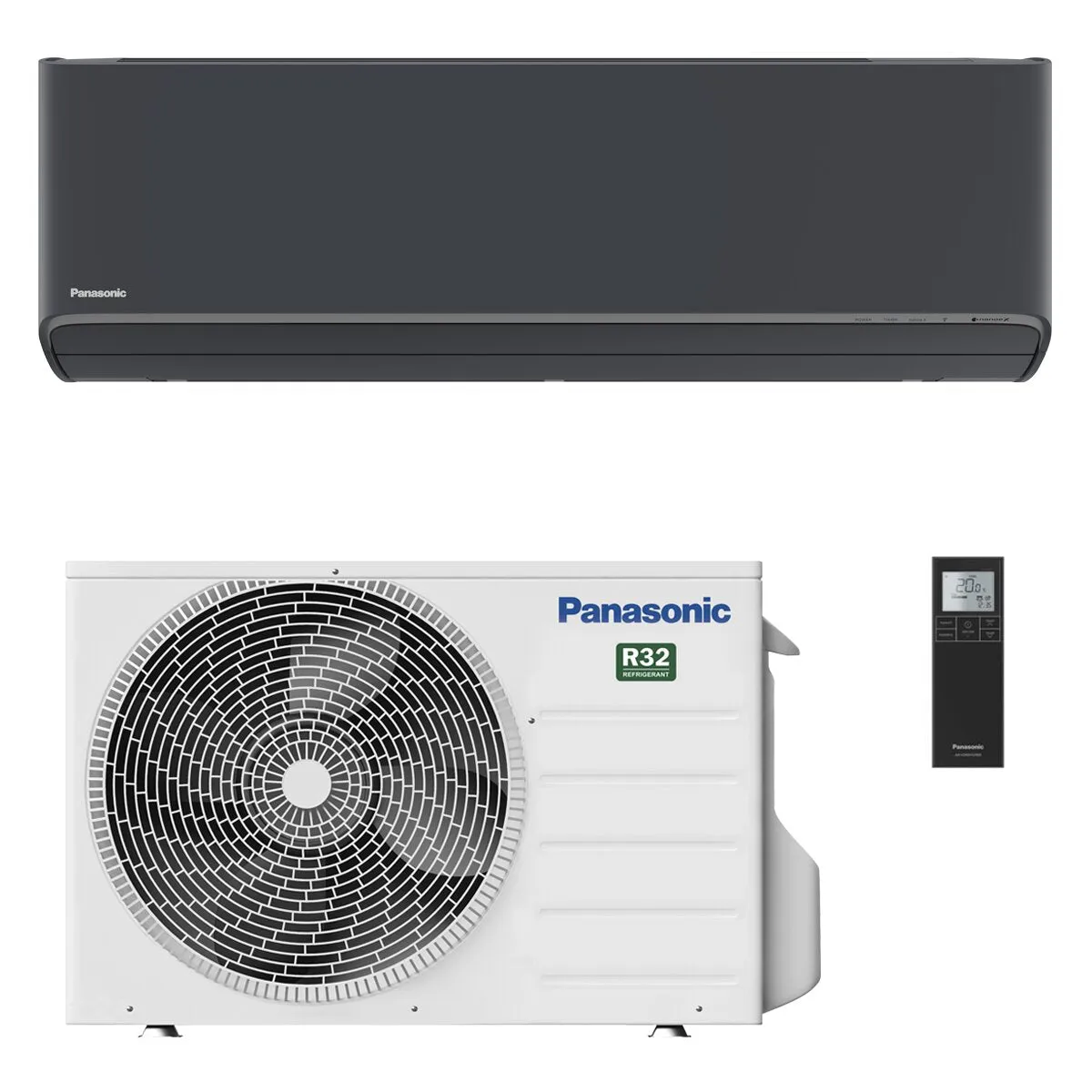 Condizionatore Panasonic Etherea 2026 7000 BTU R32 Inverter WiFi A+++/A++ Grigio grafite