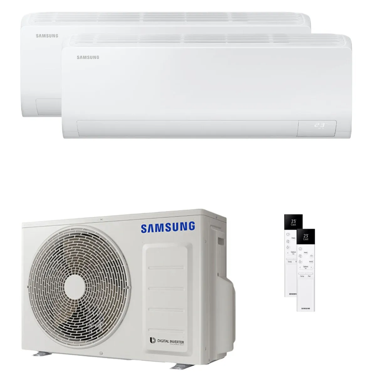 Condizionatore Samsung Cebu S2 dual split 9000+9000 BTU inverter A+++ wifi unità esterna 4 kW