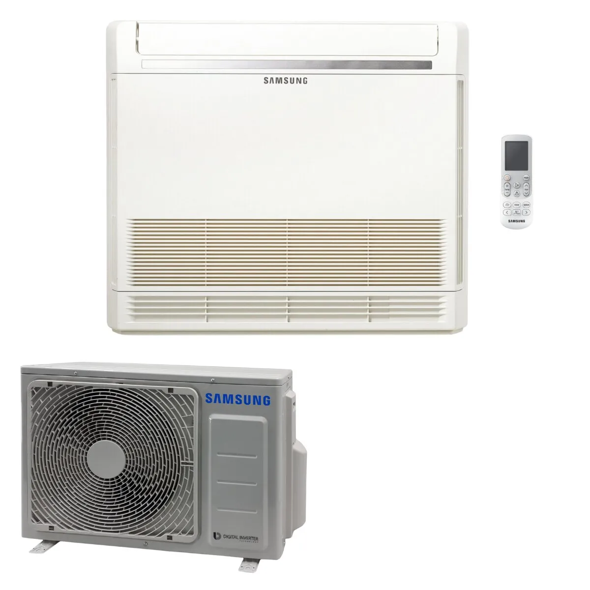 Condizionatore Samsung console commerciale 12000 BTU inverter A++ unità esterna 3,5 kW