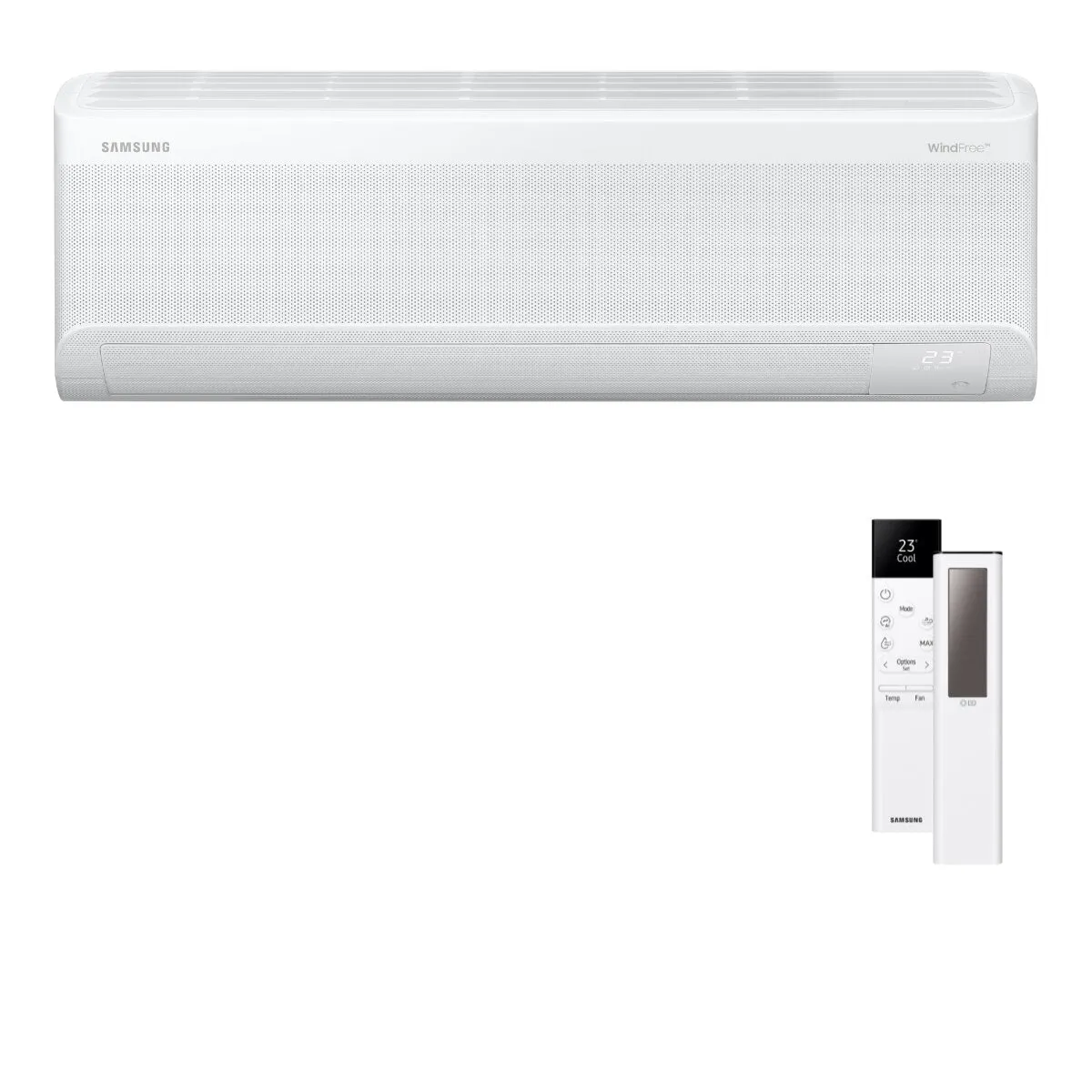 Condizionatore Samsung Windfree Elite S2 dual split 12000+12000 BTU inverter A+++ wifi unità esterna 5 kW 2