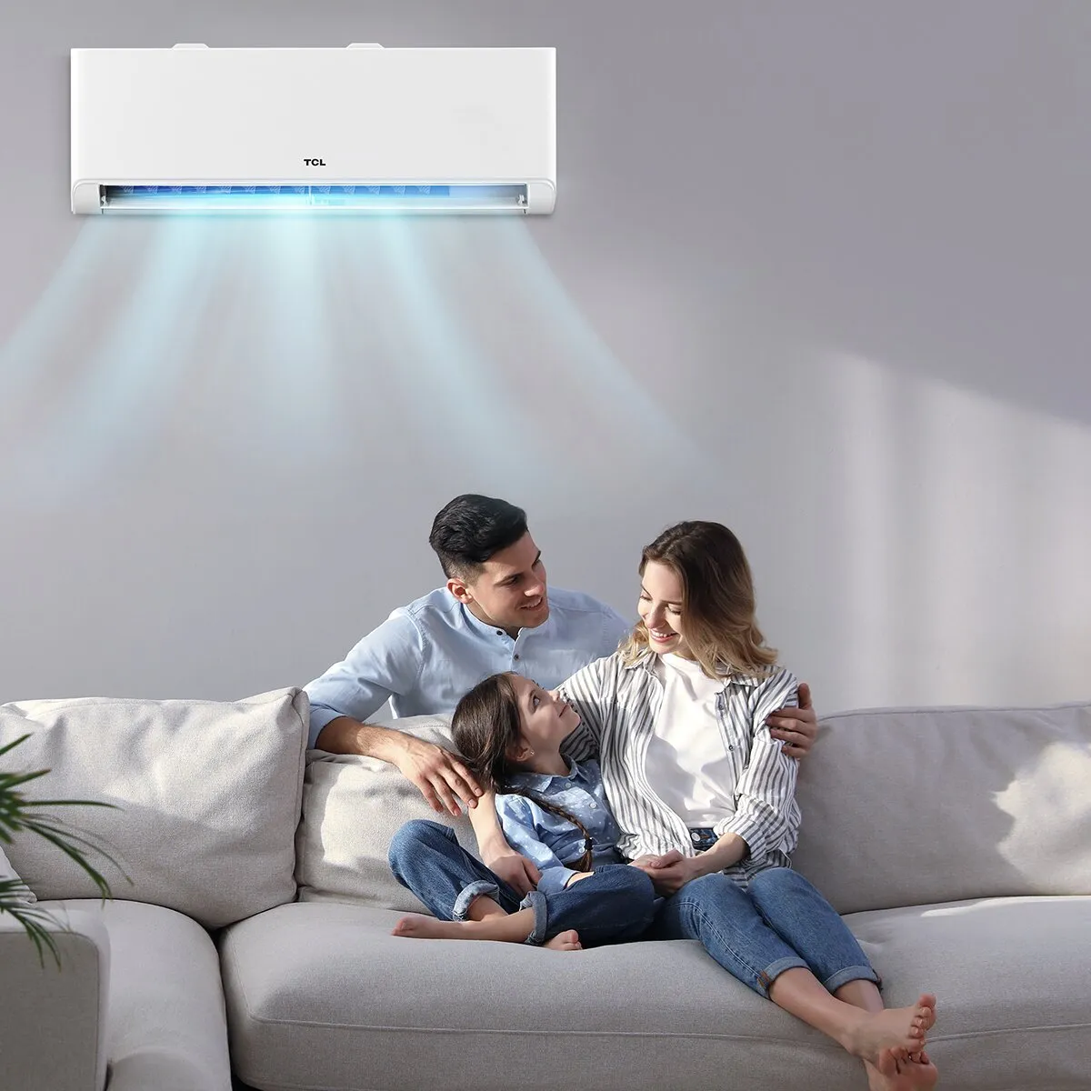 Condizionatore TCL BreezeIN P5 dual split 9000+9000 BTU inverter A++ wifi unità esterna 5.1 kW 2