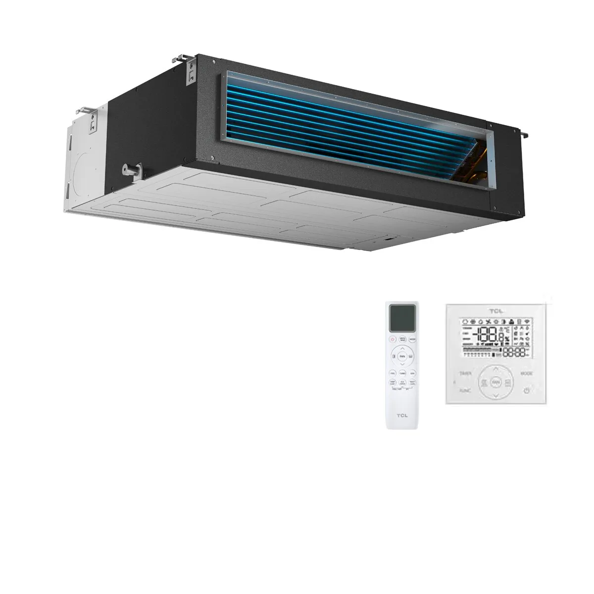 Condizionatore TCL Canalizzabile Serie D penta split 9000+9000+9000+18000+18000 BTU inverter A++ wifi unità esterna 12.2 kW 3