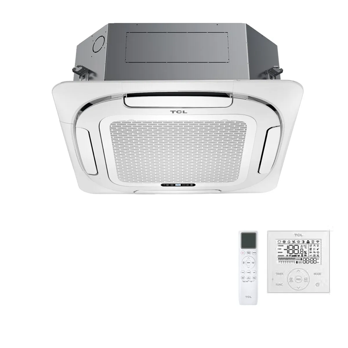 Condizionatore TCL Cassetta 4 vie Serie S Standard 24000 BTU R32 Inverter WiFi A++/A+ 3