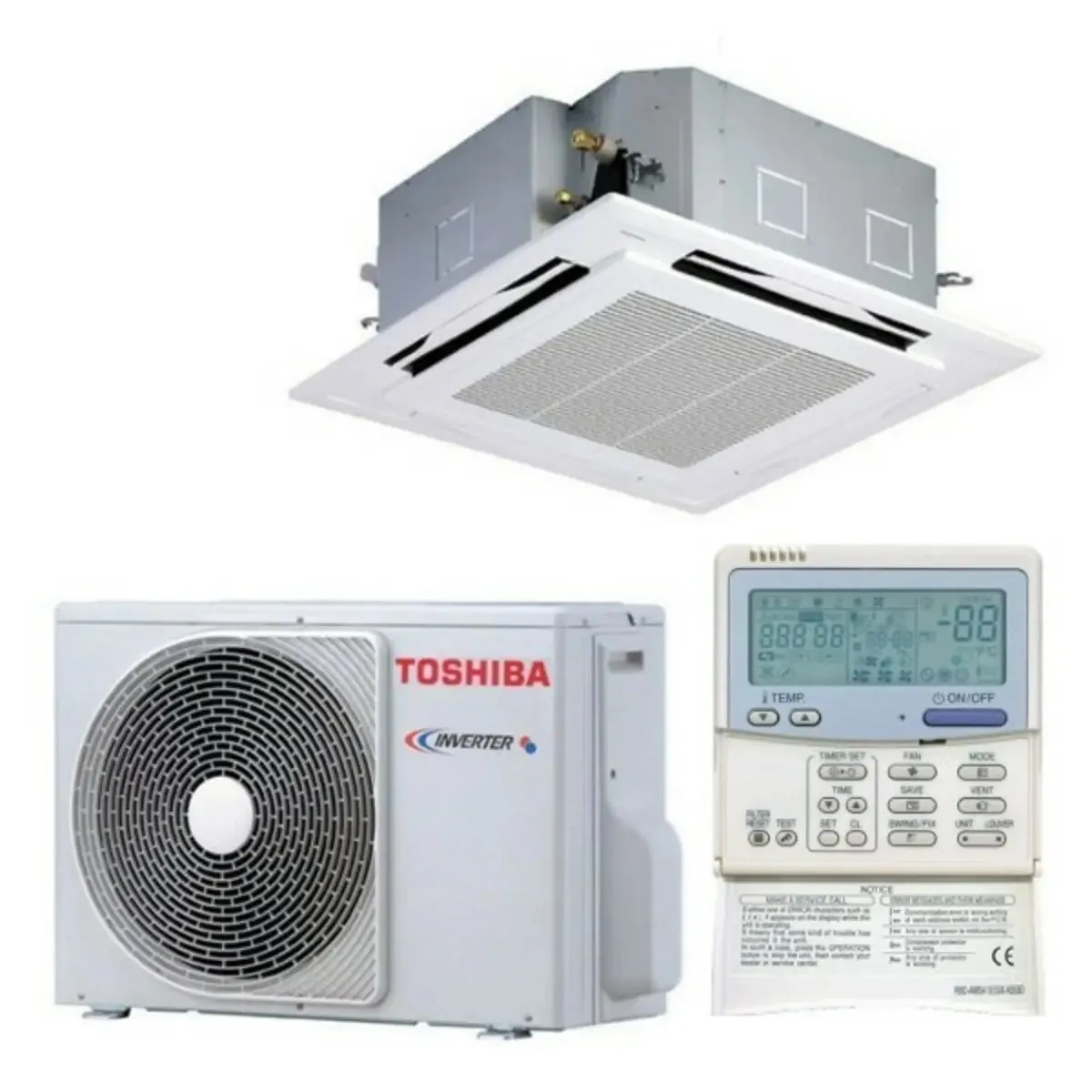 Condizionatore Toshiba cassetta standard light commercial sm_utp 24000 BTU inverter a con comando a filo