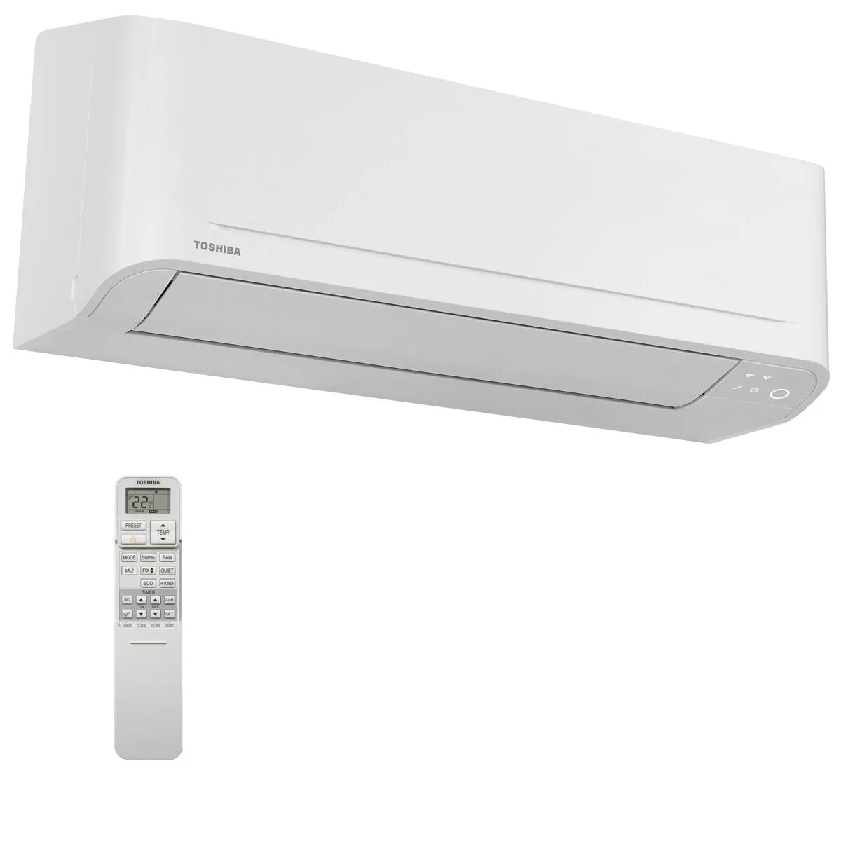 Condizionatore Toshiba Seiya Classic dual split 12000+12000 BTU inverter A++  unità esterna 5,2 kW 2