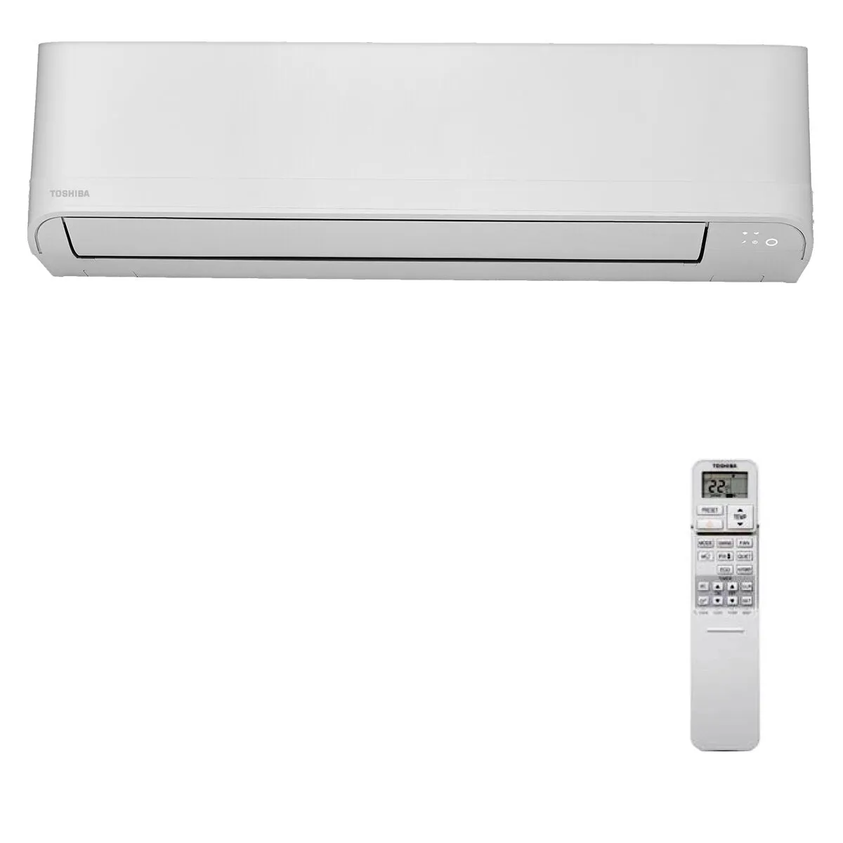 Condizionatore Toshiba Seiya Smart trial split 5000+5000+7000 BTU inverter A+++ wifi unità esterna 5.2 kW 2
