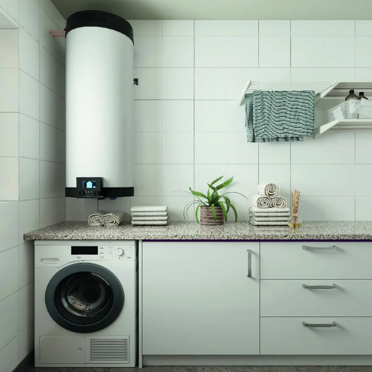 Daikin Multi+ sistema di condizionamento dual split e acqua calda sanitaria - Unità interne Perfera All Seasons 12000+12000 BTU - Serbatoio 90 l 7