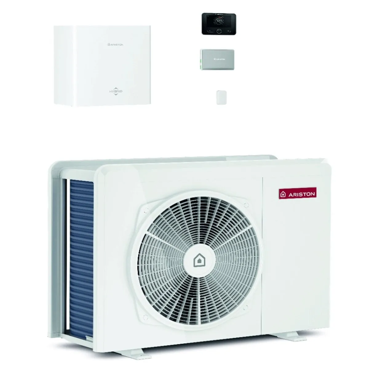 Pompa di calore aria-acqua Ariston Nimbus M Hybrid Universal Net R32 5 kW Inverter monofase A++ WiFi