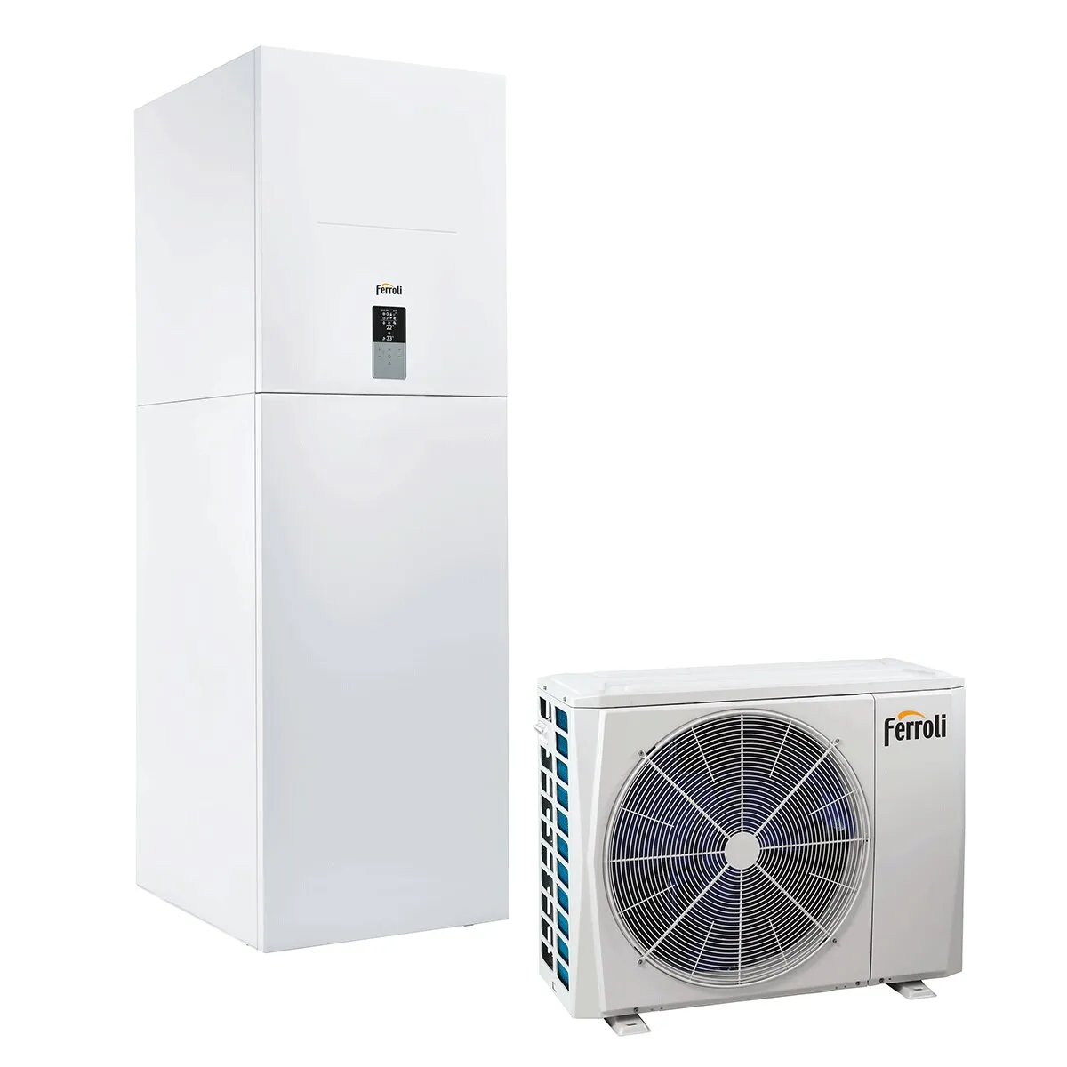 Pompa di calore aria-acqua Ferroli Omnia ST 3.2 16 kW Splittata 240 Lt R32 Inverter A++