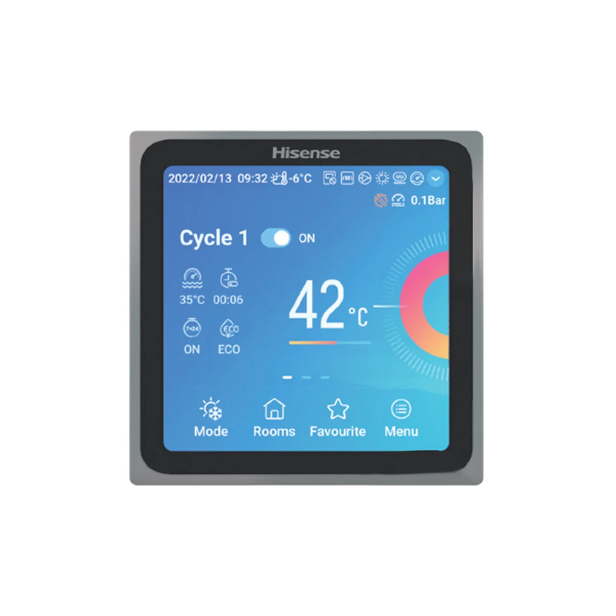 Pompa di calore aria-acqua Hisense Hi-Therma 4,4 kW monoblocco monofase R32 A++ 3