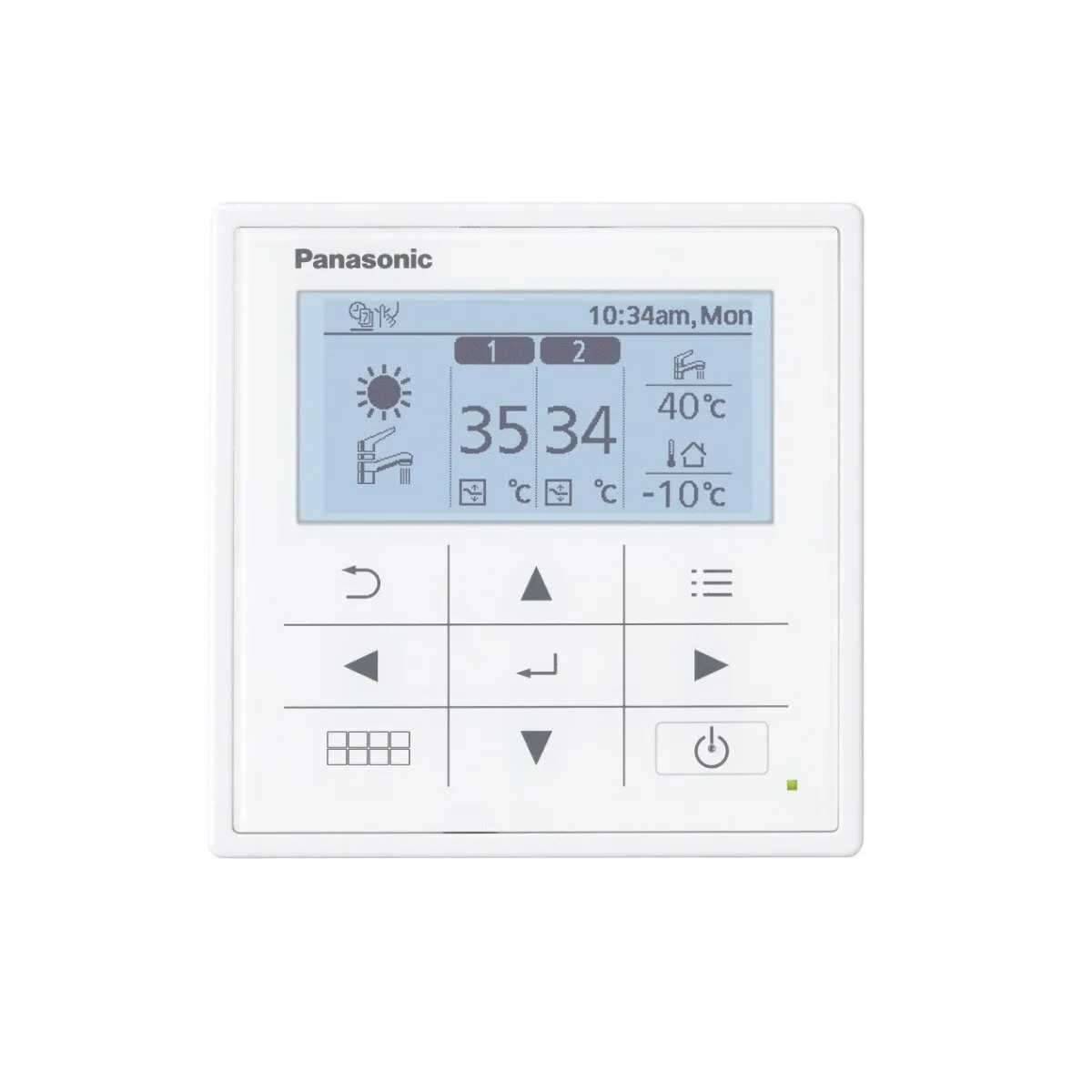 Pompa di calore aria-acqua Panasonic Aquarea 5 kW monoblocco monofase R32 A+++ 4