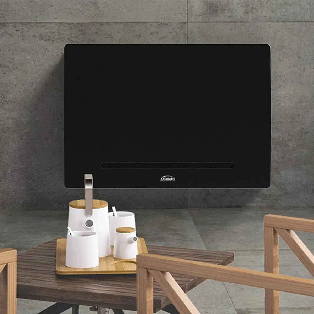 Ventilconvettore Galletti ART-U Metallic Skin Black 30 2,65 - 2,44 kW nero 4