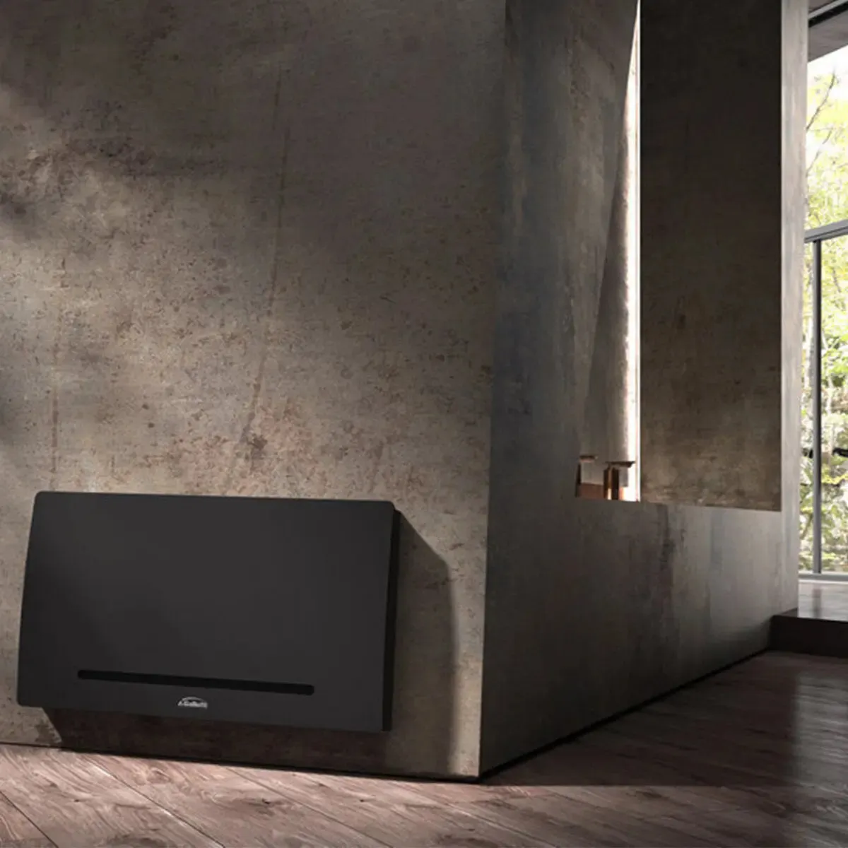 Ventilconvettore Galletti ART-U Metallic Skin Black 40 3,21 - 3,12 kW nero 3