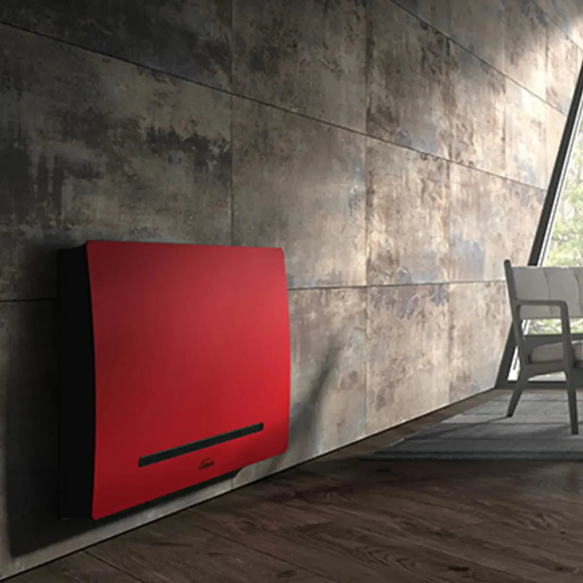 Ventilconvettore Galletti ART-U Metallic Skin Red 40 3,21 - 3,12 kW rosso 3