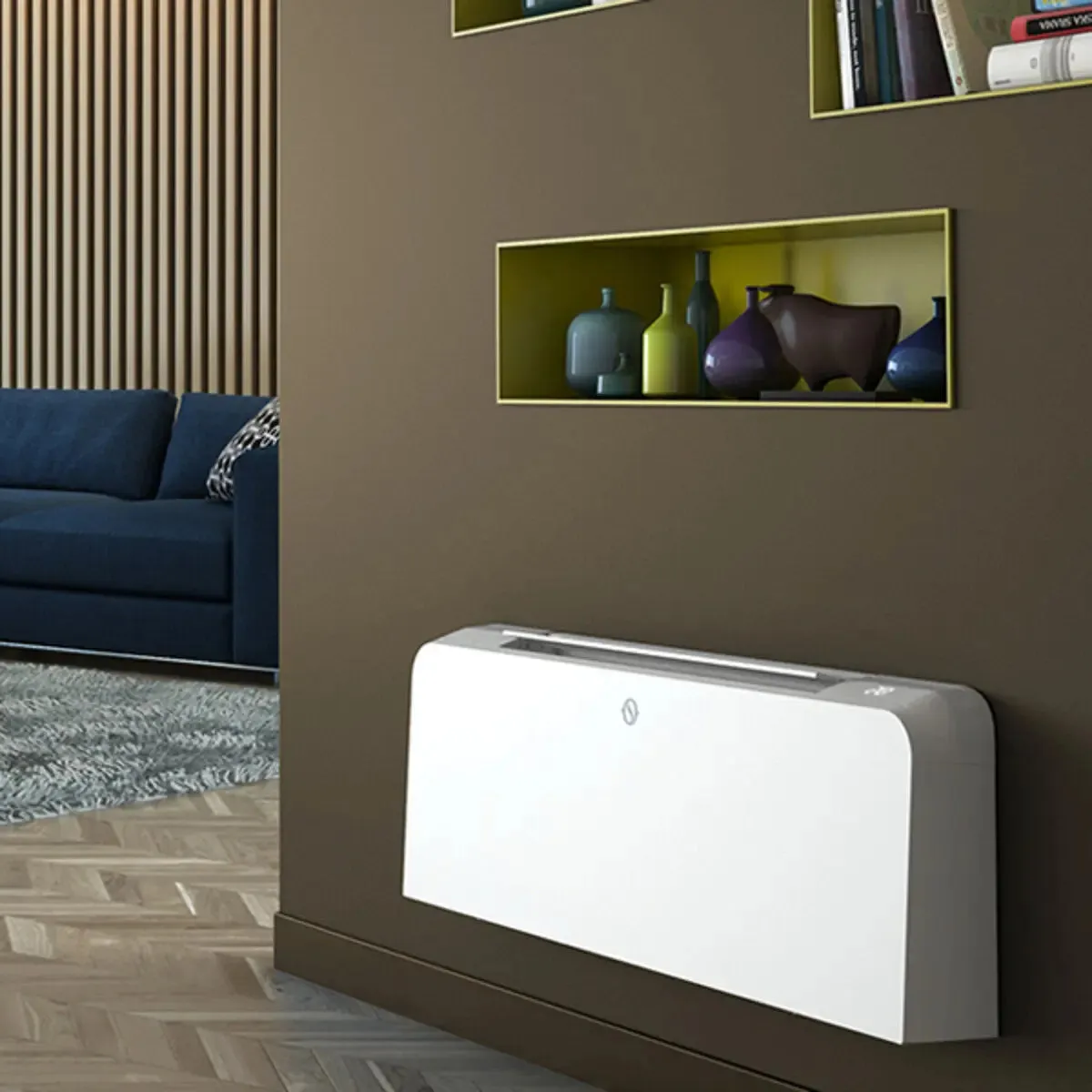 Ventilconvettore Olimpia Splendid BI2 WALL SLW inverter 600 dc kW 2,16 – 1,23 con valvole a 3 vie 3
